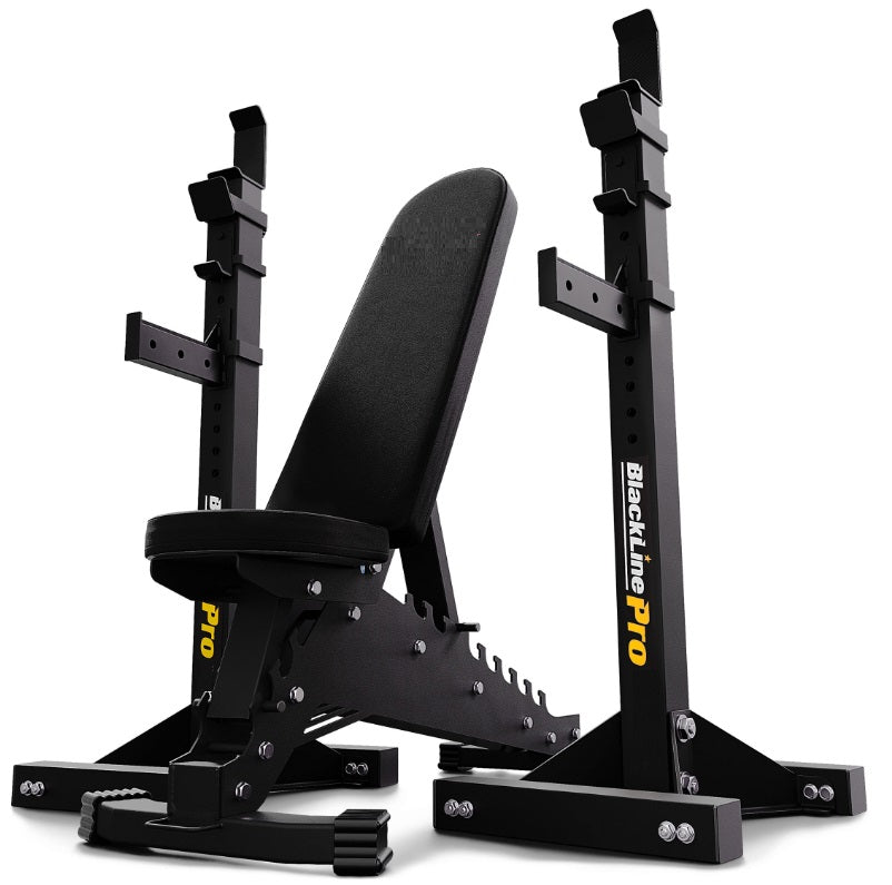 Training Set Bænk + Træningsstativsæt - Komplet Hjemmegym gym4all