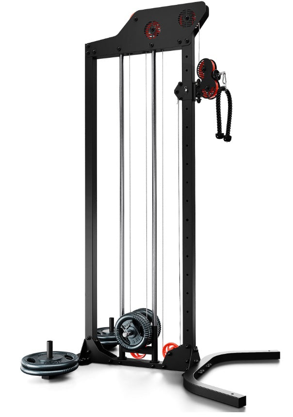 Øvre og nedre justerbar træningsnedtrækning gym4all