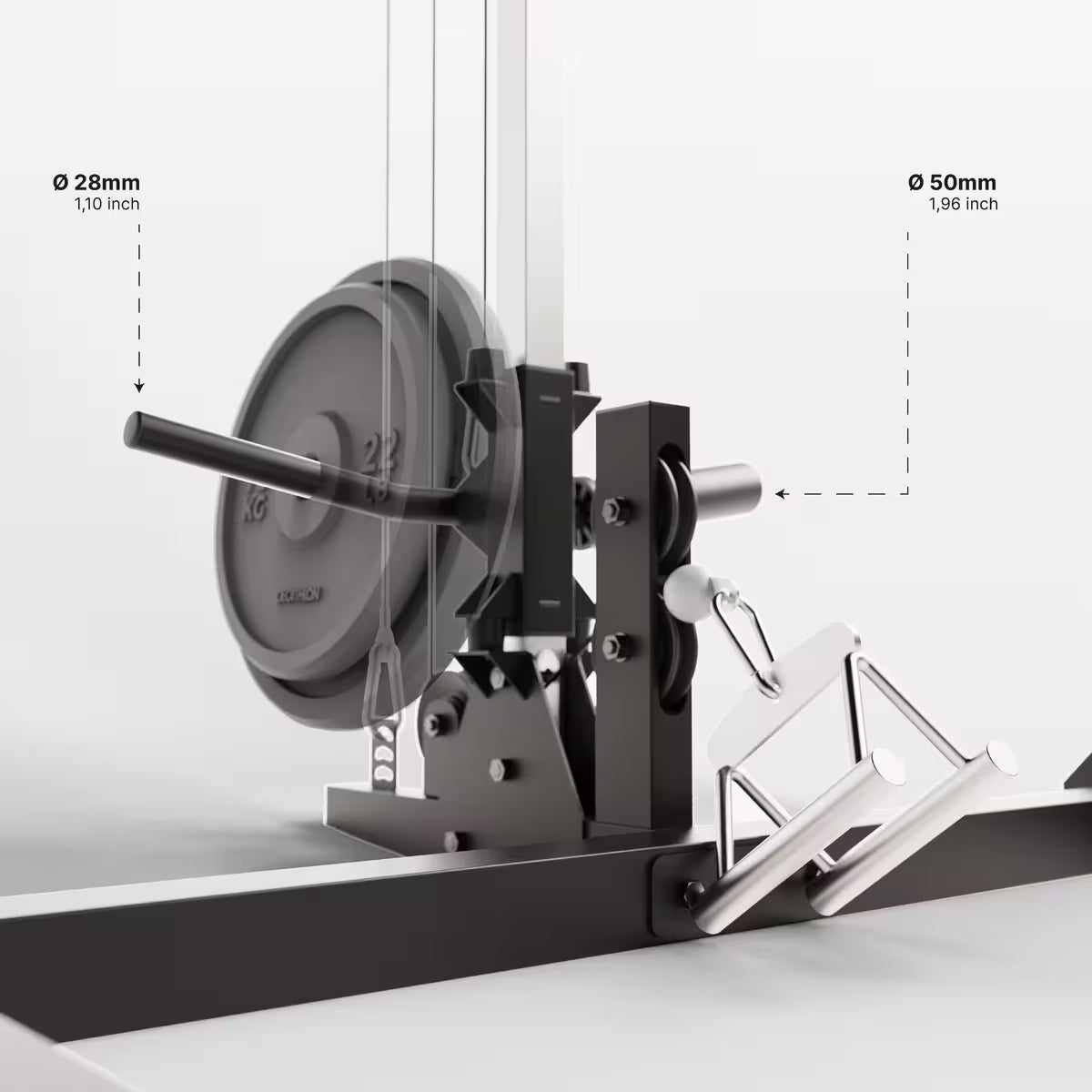 Power Rack med kabeltårn gym4all