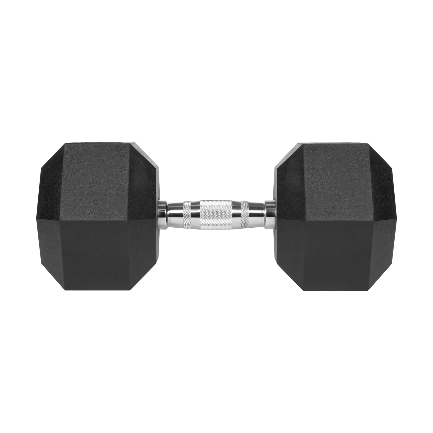 Gummibelagt støbejernshåndvægt HEX 25 kg gym4all