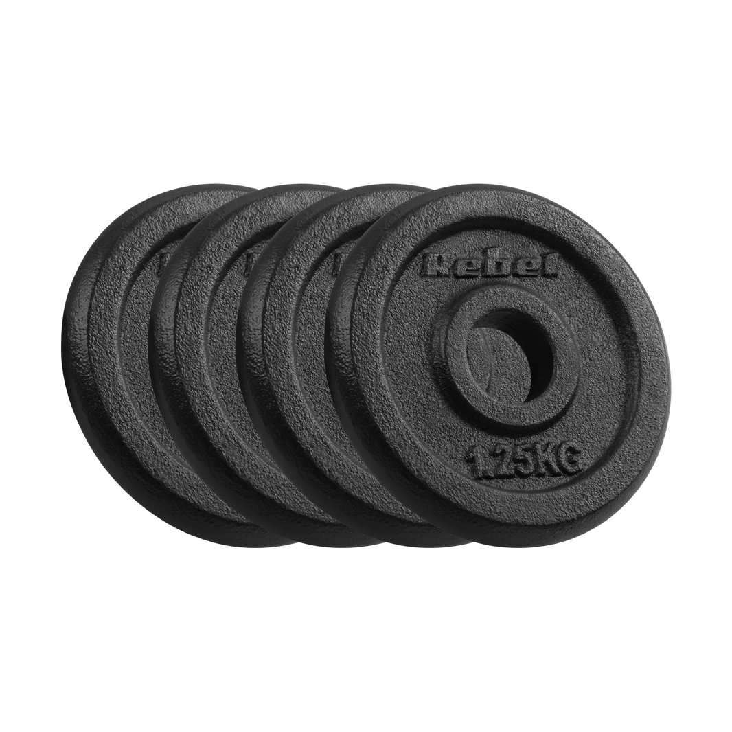 Vægtskiver 4x1,25kg 31mm gym4all