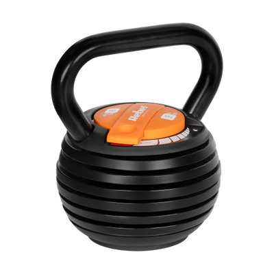 Rebel Kettlebell Justerbar 9kg - Premium Reguleret Træning gym4all