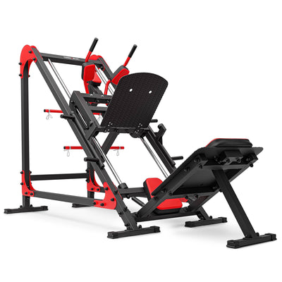 Ben Press & Hack Squat Maskine 2-i-1 – Professionel Træningsmaskine til Ben gym4all