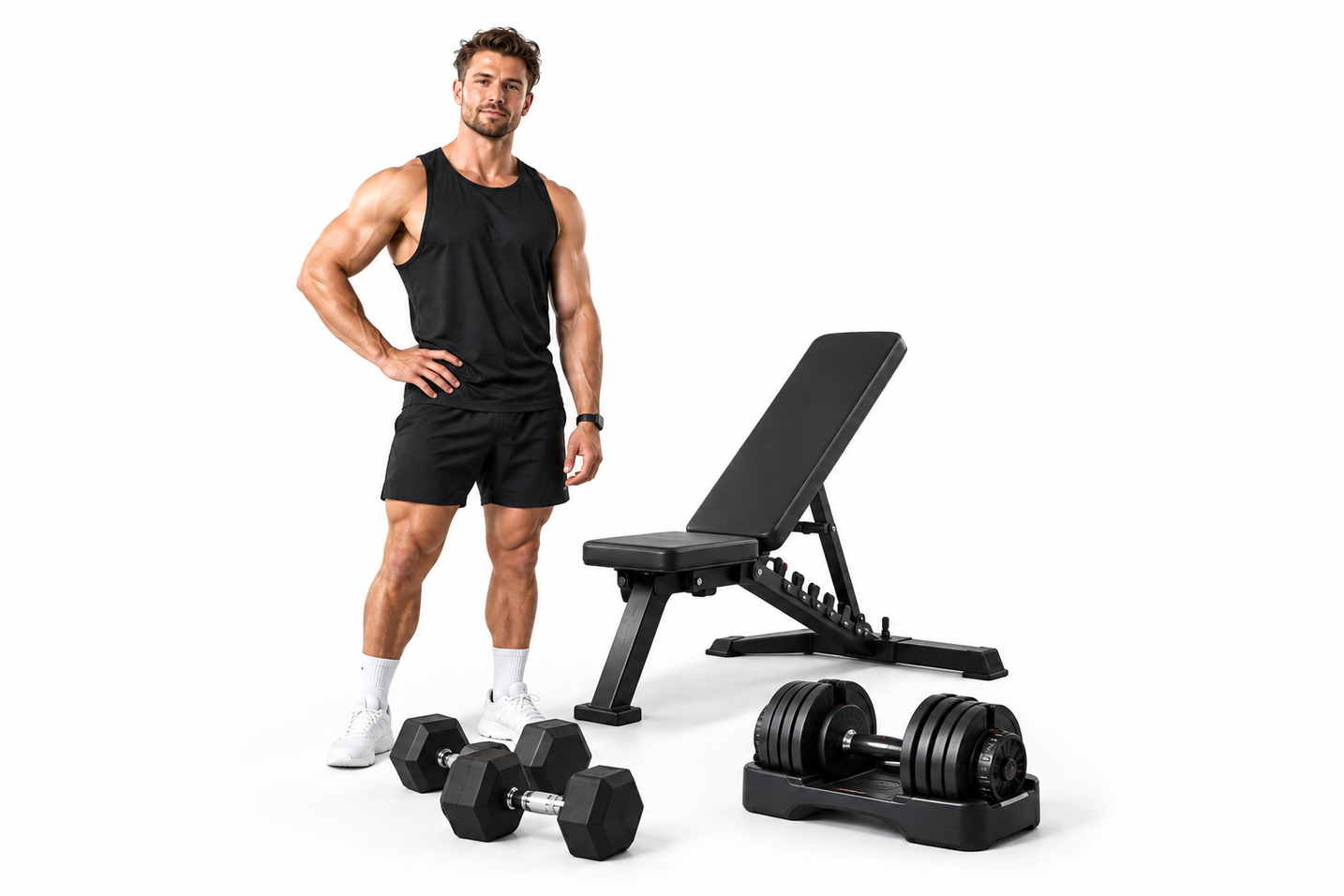 Justerbare håndvægte vs. faste håndvægte – hvad skal du vælge til dit home gym?