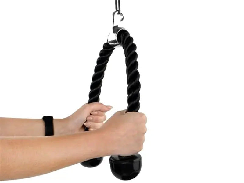 Cable Rope 70 cm – Triceps Rebstang til Kabeltræk | Homegym & Fitness gym4all