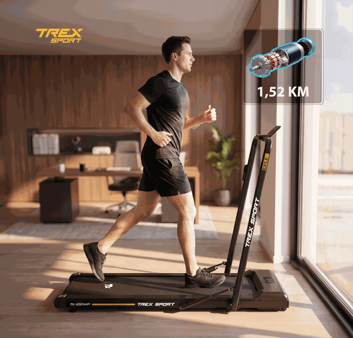 Trex Sport EXILE TX-400WP Foldbart Løbebånd