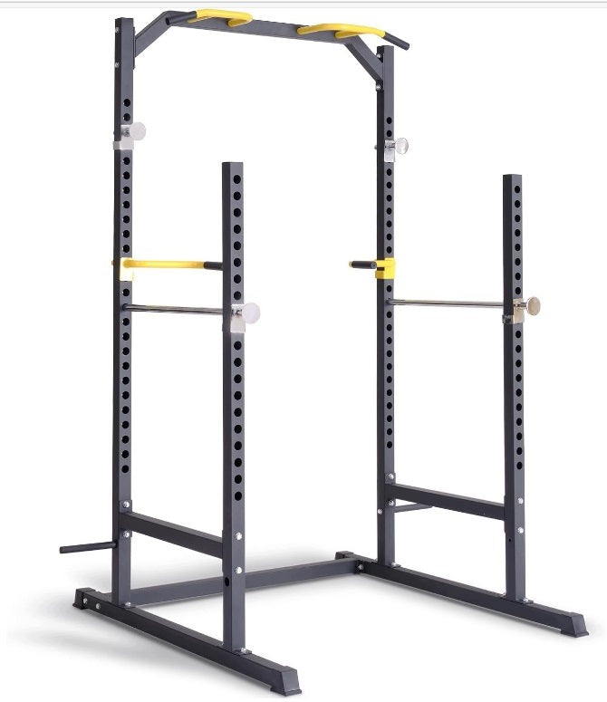 Power Rack med Pull-Up-Bar og Dip-Stænger til Hjemmegym
