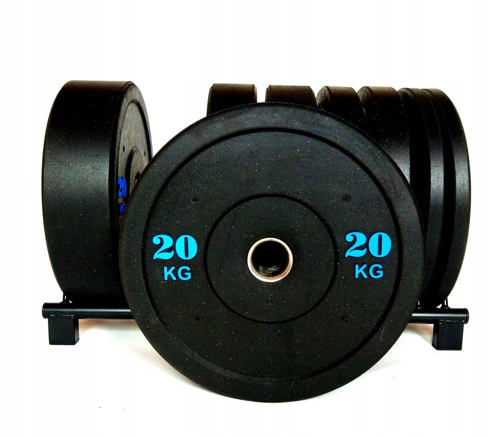 Bumper Plate Sæt 100 kg | Komplet Sæt til Styrketræning | Homegym gym4all