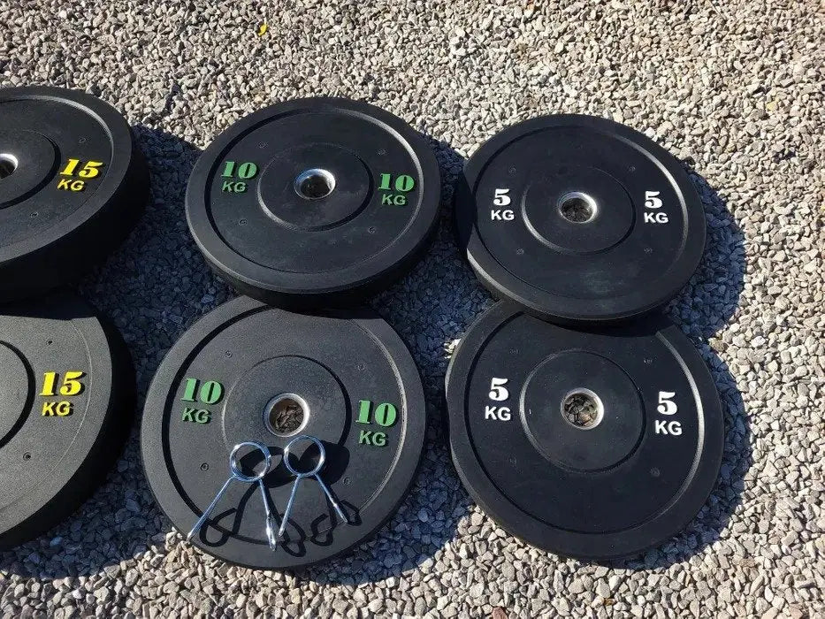 Bumper Plate 100 kg – Gummi vægtskive 50 mm | Homegym & Crossfit gym4all