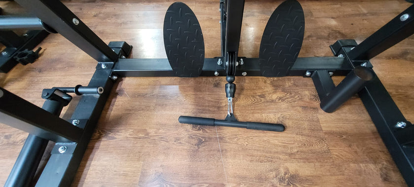 Squat Rack Power Cable Tower – Dips, Landmine & Kabeltræk gym4all