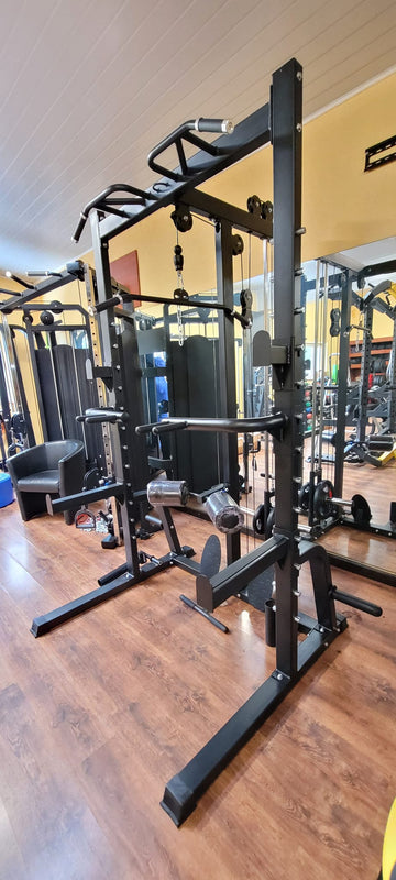 Squat Rack Power Cable Tower – Dips, Landmine & Kabeltræk gym4all