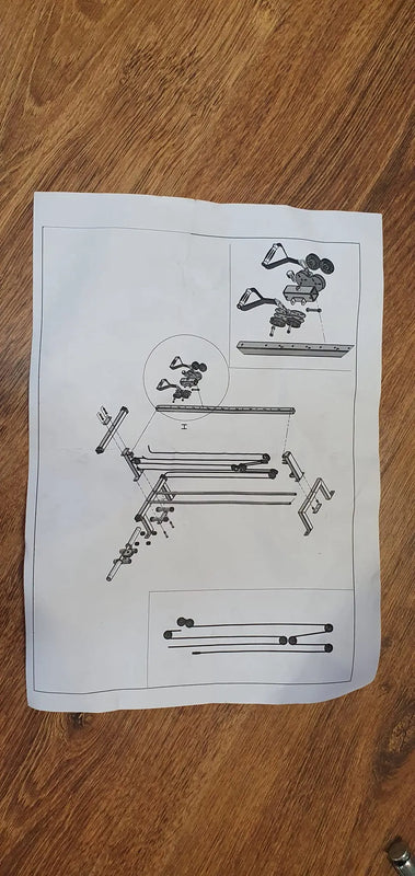 TRÆKTÅRN Cables Tower | LAT Pull Down & Pull Up | Multifunktionel gym4all