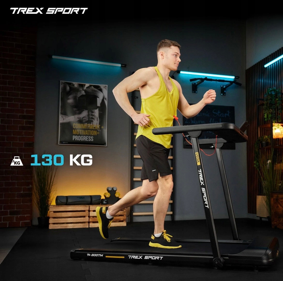 Trex Sport VEGA TX-800TM Foldbart Løbebånd – 51 cm Bredt