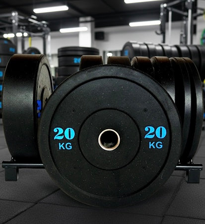 Bumper Plate 20 kg | Vægtskive til Homegym & Styrkeløf gym4all