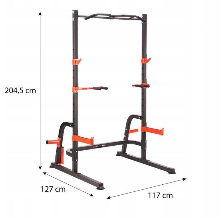 Half Rack HS | Multifunktionel Rack med Dips & Pull-Up | Til Homegym gym4all