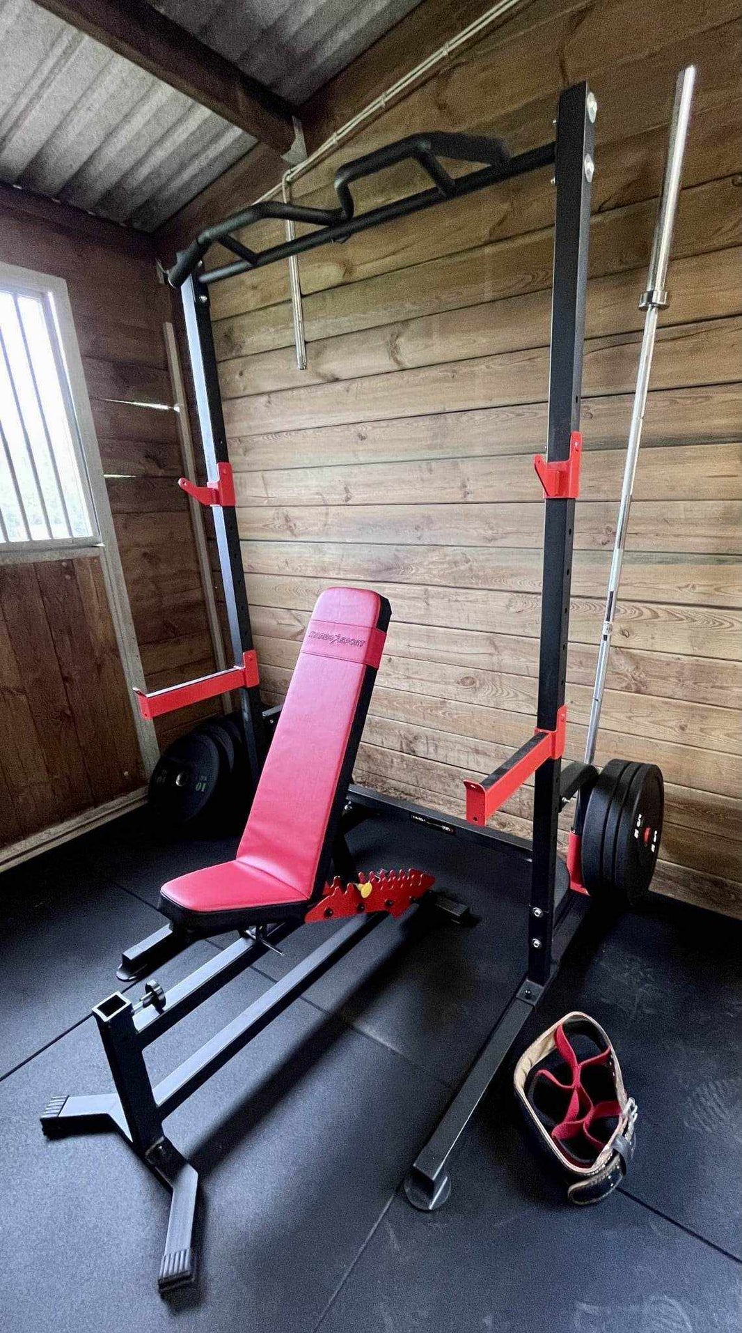 Half Rack HS | Multifunktionel Rack med Dips & Pull-Up | Til Homegym gym4all