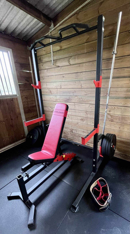 Half Rack HS | Multifunktionel Rack med Dips & Pull-Up | Til Homegym gym4all