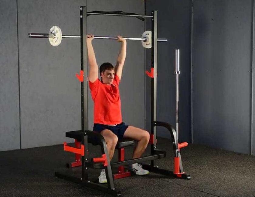 Half Rack HS | Multifunktionel Rack med Dips & Pull-Up | Til Homegym gym4all