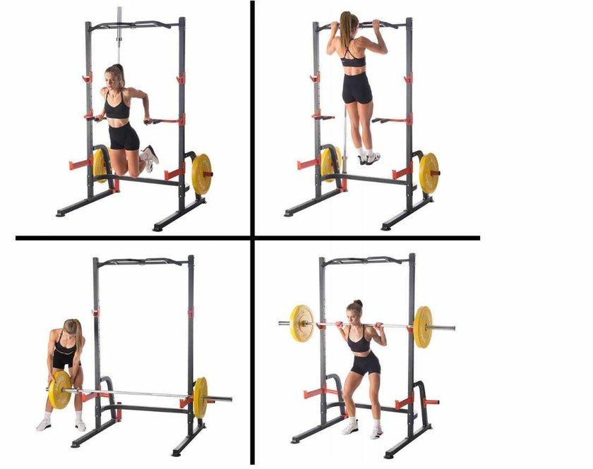 Half Rack HS | Multifunktionel Rack med Dips & Pull-Up | Til Homegym gym4all
