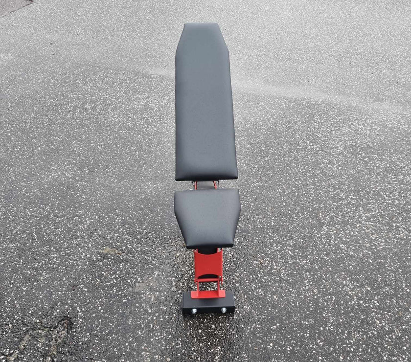 Justerbar Træningsbænk DV Red | 300 kg Vægtkapacitet | Til Homegym gym4all