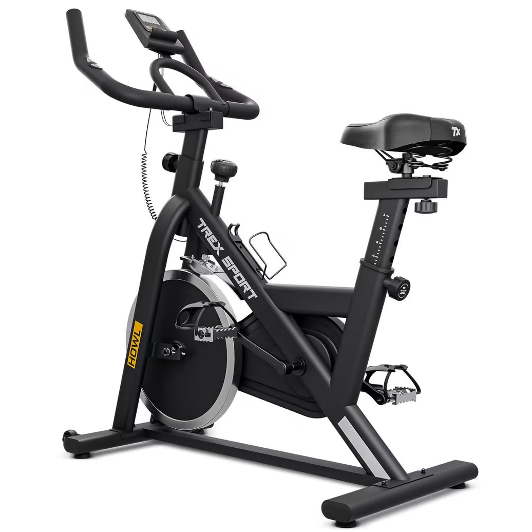 Trex Sport HOWL TX-640SB Mekanisk Spinningcykel – 12 kg Svinghjul & Bluetooth