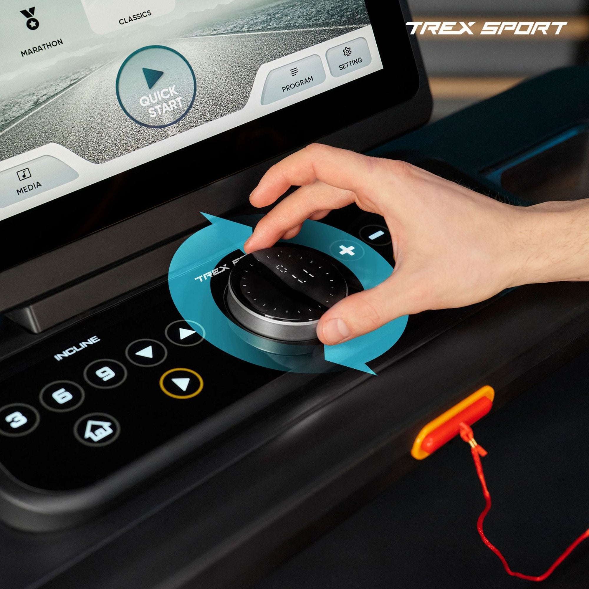 Trex Sport PAVO TX-1000TM Foldbart Løbebånd – 15,6" Android Skærm & Netflix