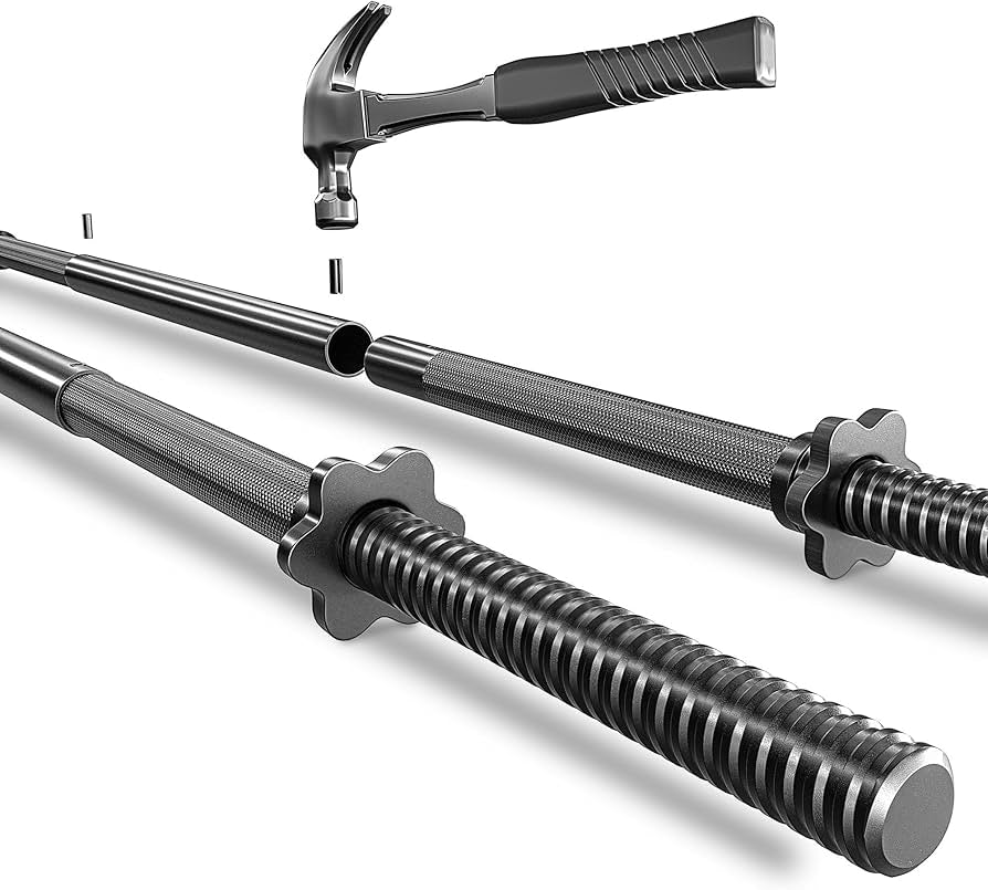 Trex Sport Vægtstangssæt 120cm 24kg - Støjfri Hjemmegym