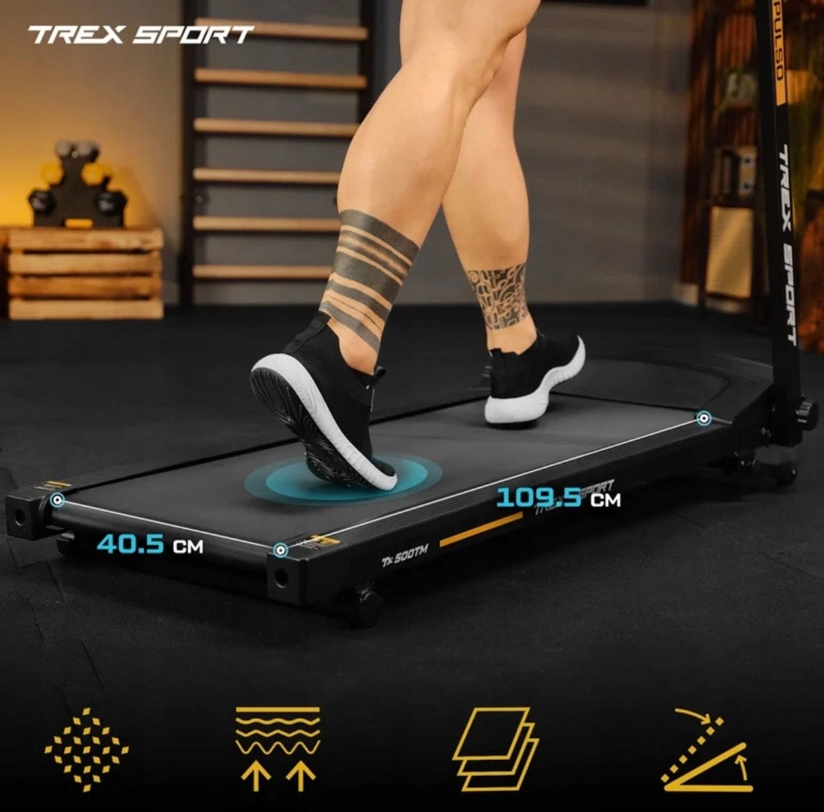 Trex Sport PULSO TX-500TM Foldbart Løbebånd