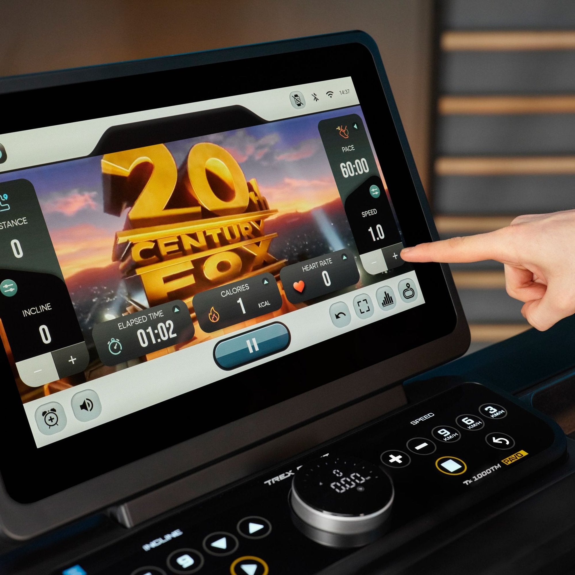 Trex Sport PAVO TX-1000TM Foldbart Løbebånd – 15,6" Android Skærm & Netflix