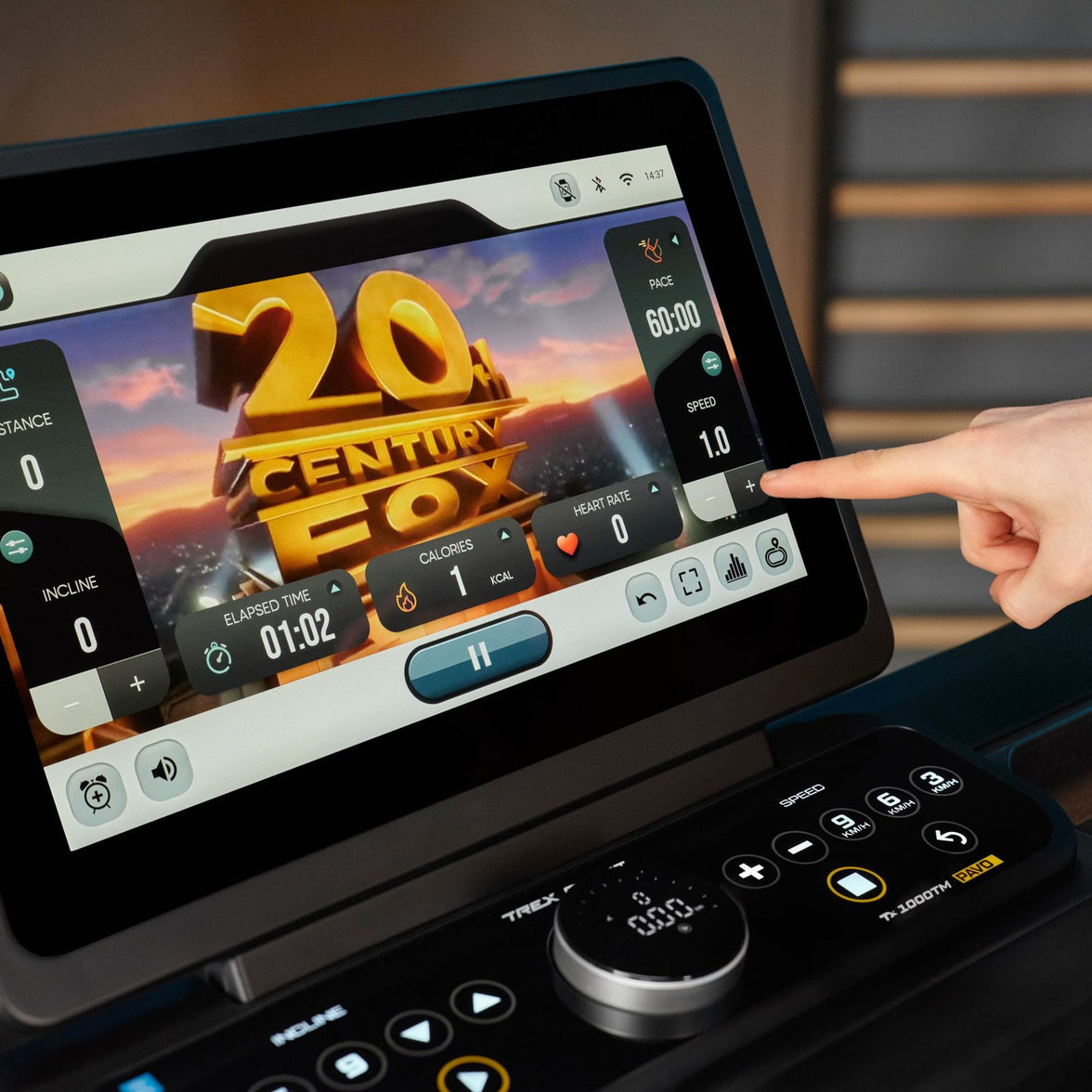Trex Sport PAVO TX-1000TM Foldbart Løbebånd – 15,6" Android Skærm & Netflix