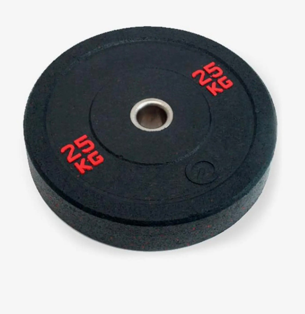 Bumper Plates Sæt 2x25 kg – Gummi Vægtskiver 50 mm