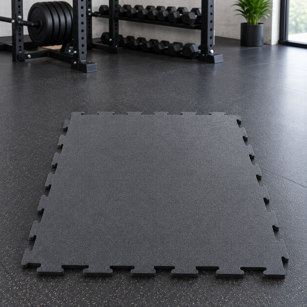 Gulv Puzzles 1m² - Professionel Træningsmåtte til Hjemmegym