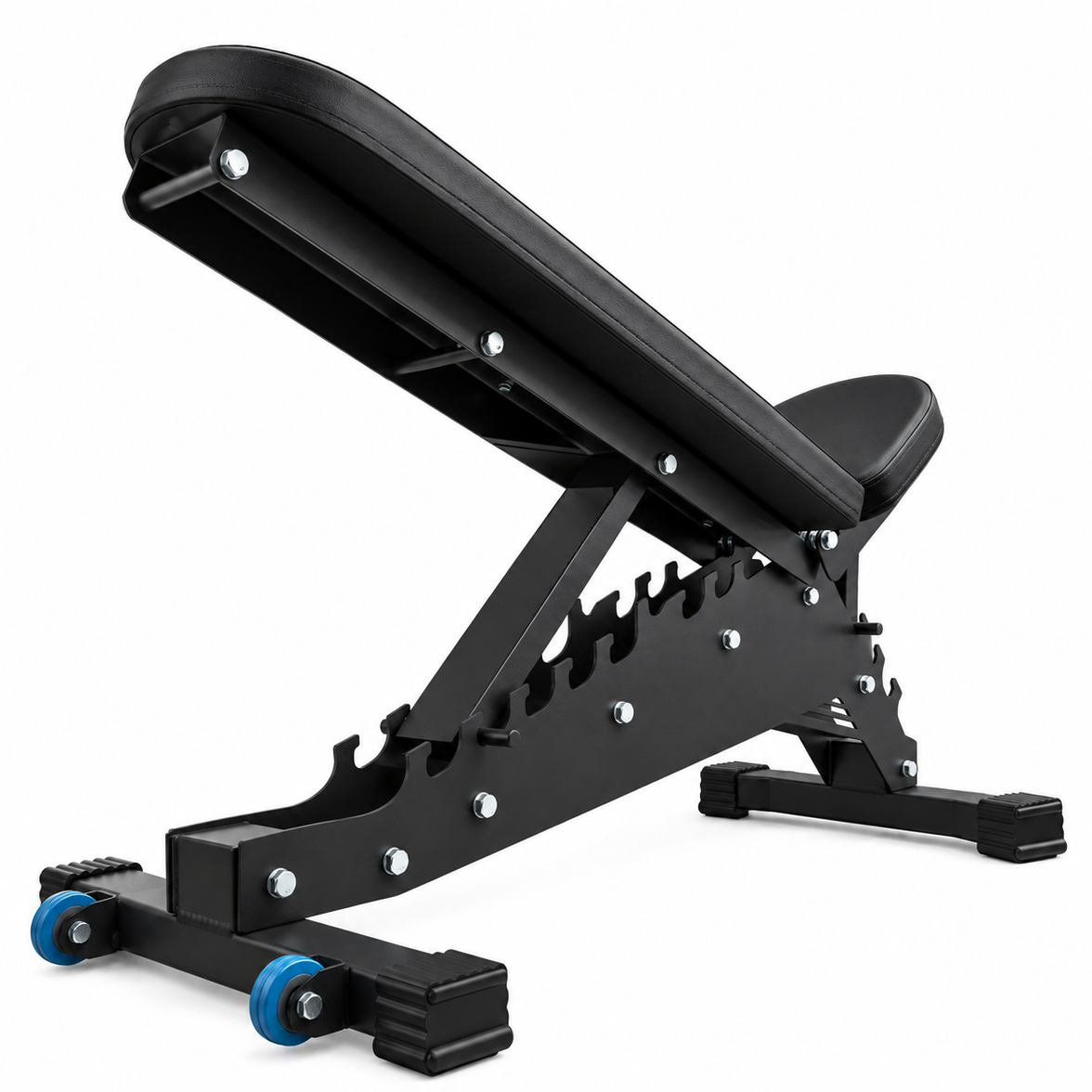 Komplet Træningssæt til Homegym – Squat Rack, Justerbar Træningsbænk, 100 kg OL-Vægtstang & Dips