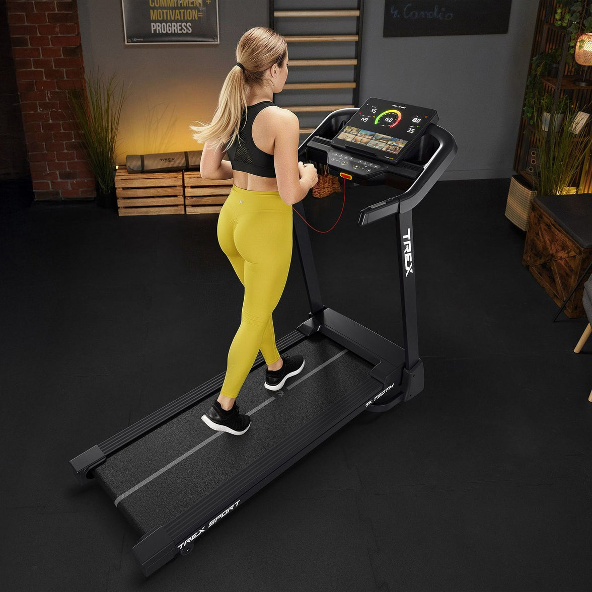 Trex Sport NORE TX-750TM Foldbart Løbebånd – 3 HK & 15 Automatiske Hældningstrin