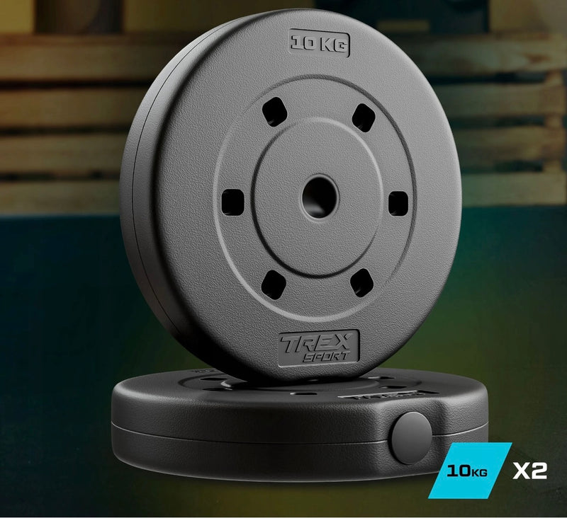 Trex Sport Vægtstangssæt 150cm 66kg - Alsidig Hjemmegym