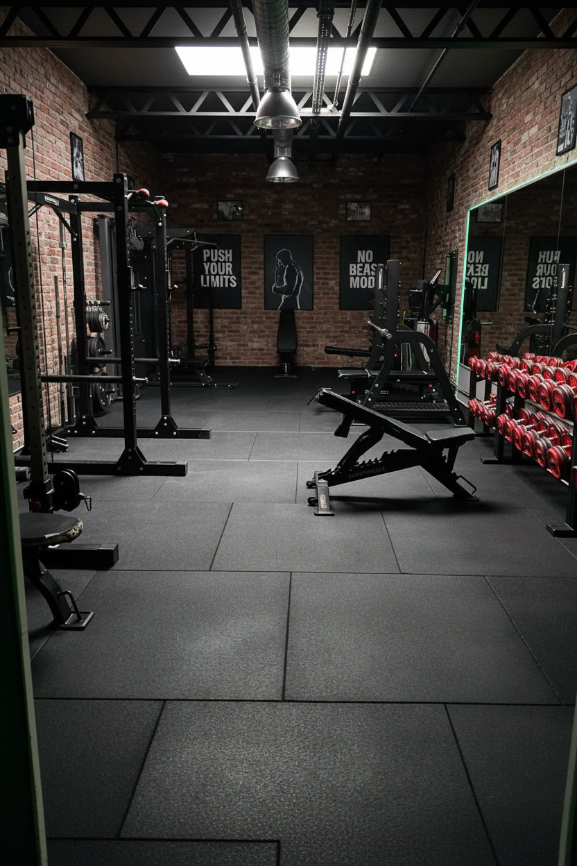 Gulv Måtte 1m² 15mm - Professionel Træningsmåtte