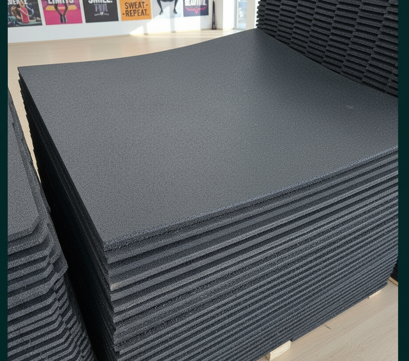 Gulv Måtte 1m² 15mm - Professionel Træningsmåtte