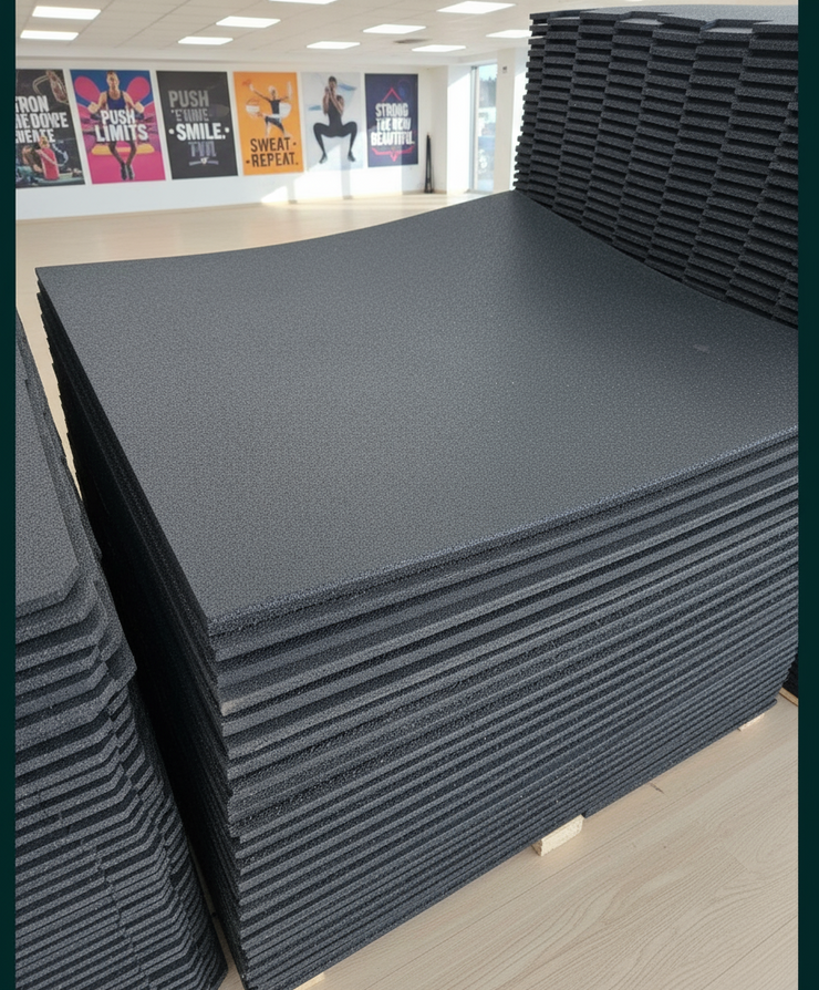 Gulv Måtte 1m² 15mm - Professionel Træningsmåtte