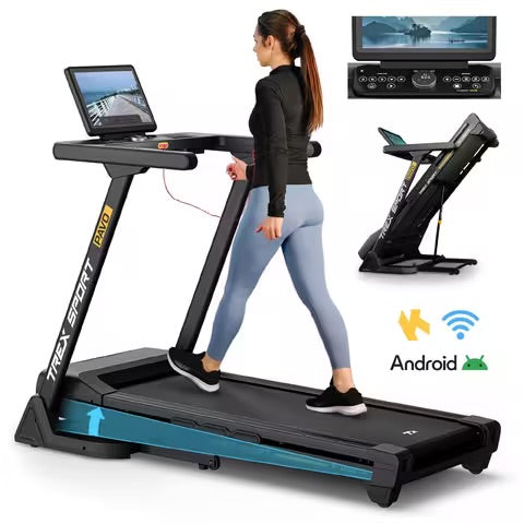 Trex Sport PAVO TX-1000TM Foldbart Løbebånd – 15,6" Android Skærm & Netflix