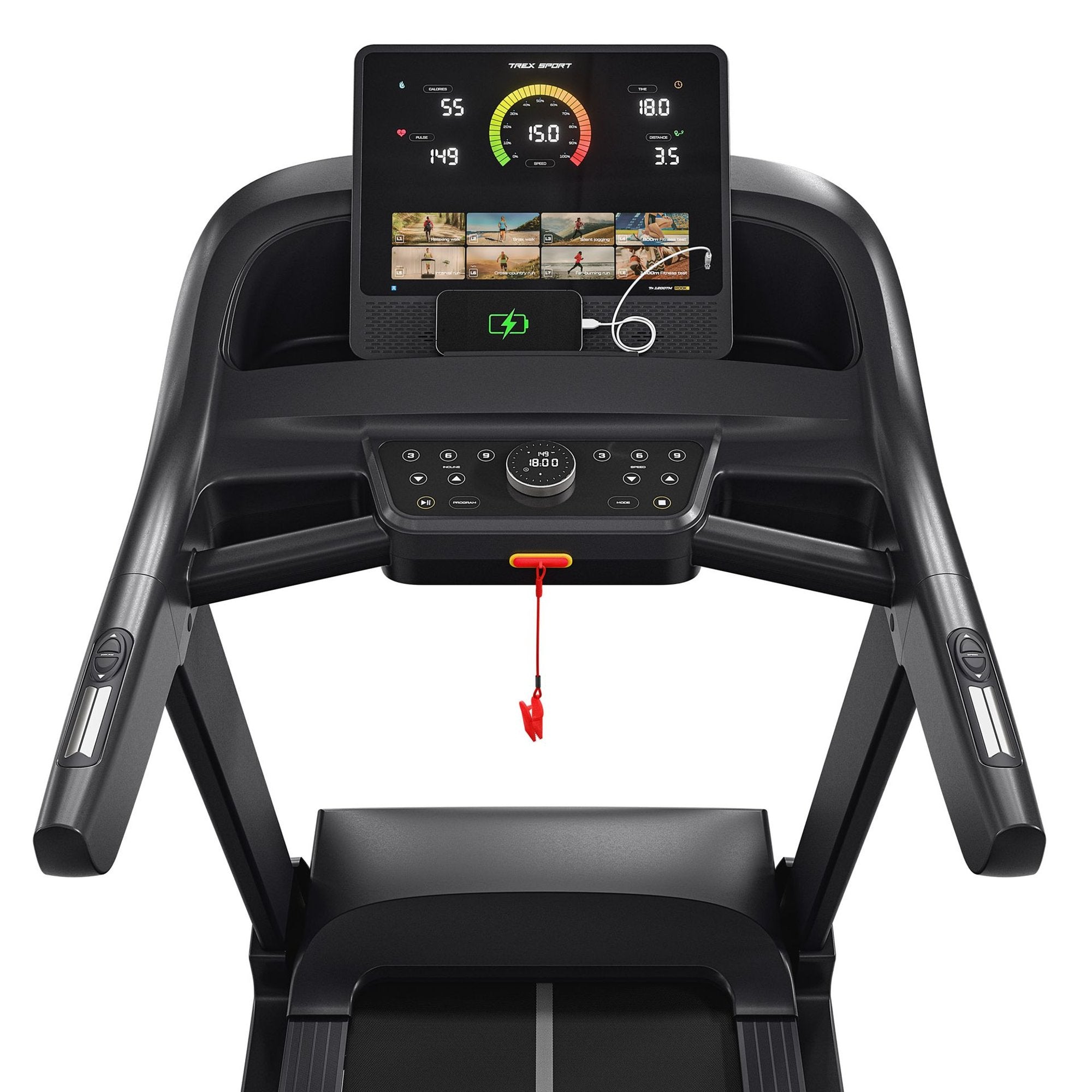 Trex Sport ROOK TX-1200TM Foldbart Løbebånd – 3 HK, 20 km/t & 20% Hældning