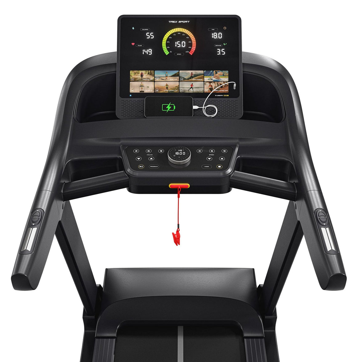 Trex Sport ROOK TX-1200TM Foldbart Løbebånd – 3 HK, 20 km/t & 20% Hældning
