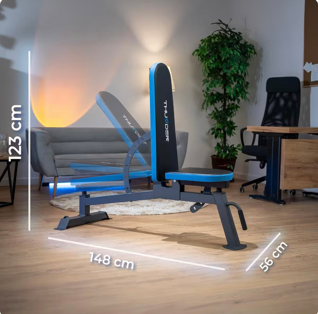 Thunder Regulated Bench Træningsbænk - Justerbar Professionel