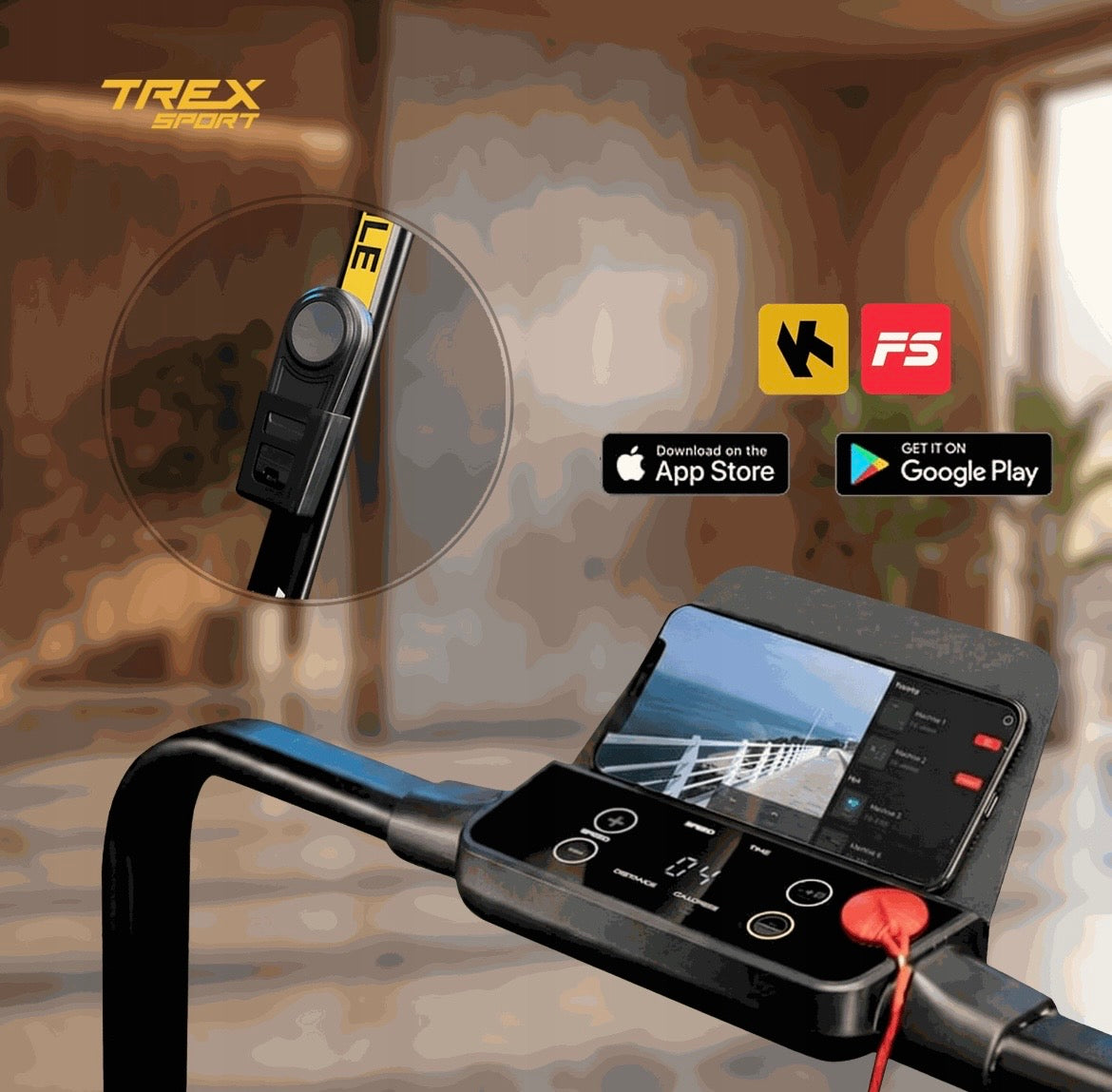 Trex Sport EXILE TX-400WP Foldbart Løbebånd