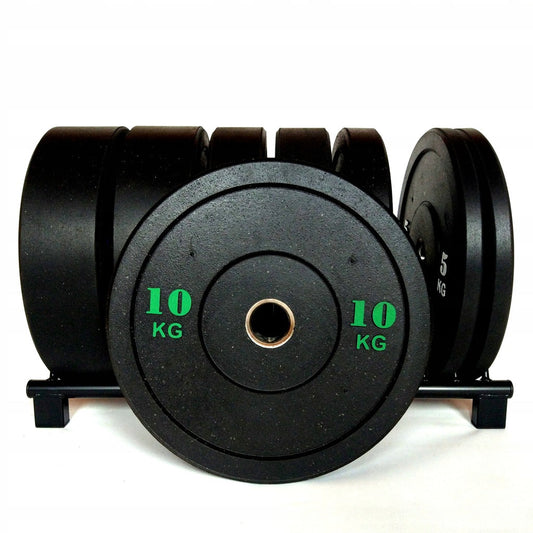 Bumper Plate Sæt 100 kg | Komplet Sæt til Styrketræning | Homegym gym4all