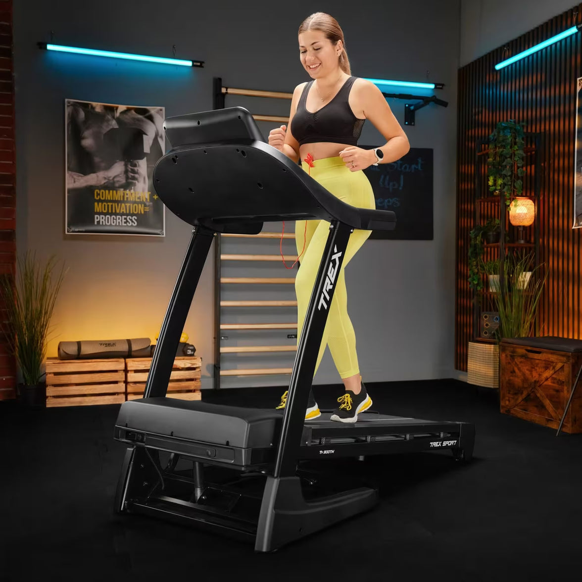 Trex Sport TECK TX-900TM Foldbart Løbebånd – 3 HK, 18 km/t & 20% Hældning