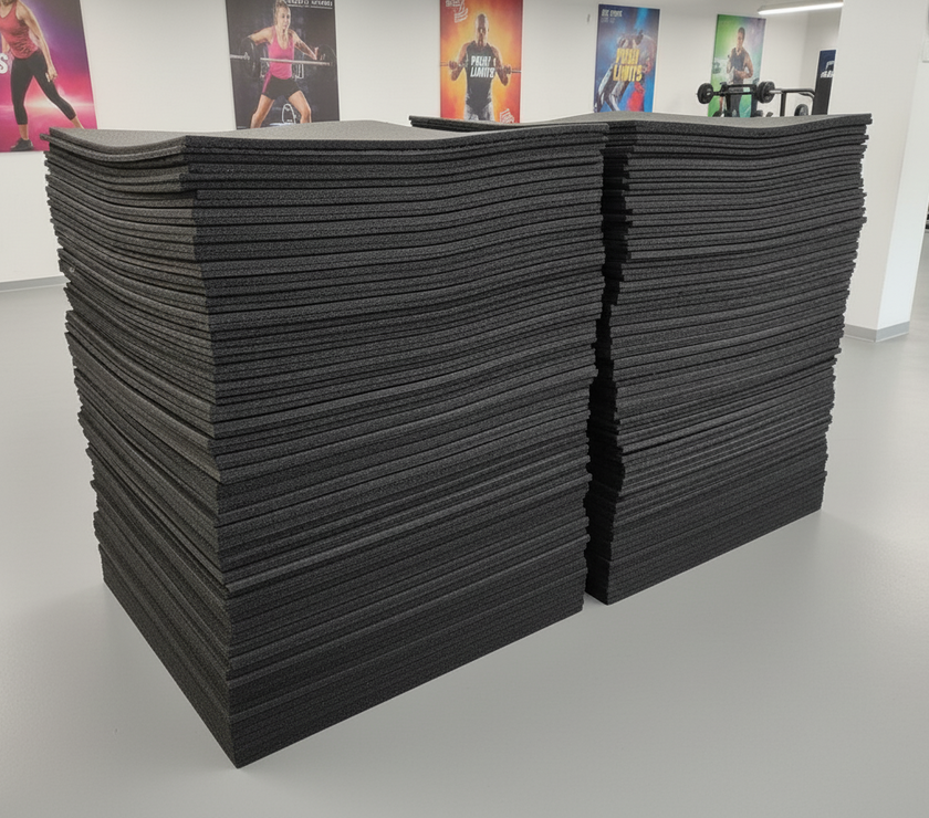 Gulv Måtte 1m² 15mm - Professionel Træningsmåtte