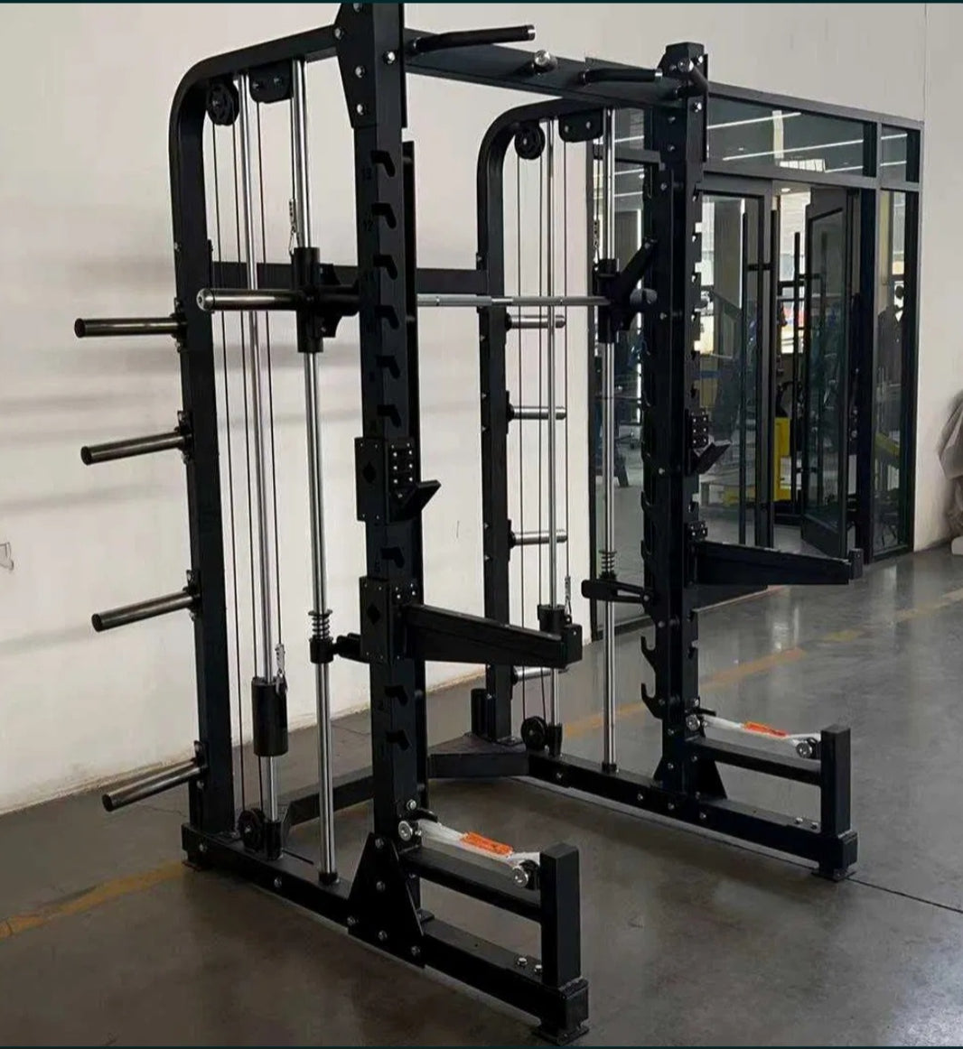 Half Rack Smith Machine med Counterbalance - Professionel