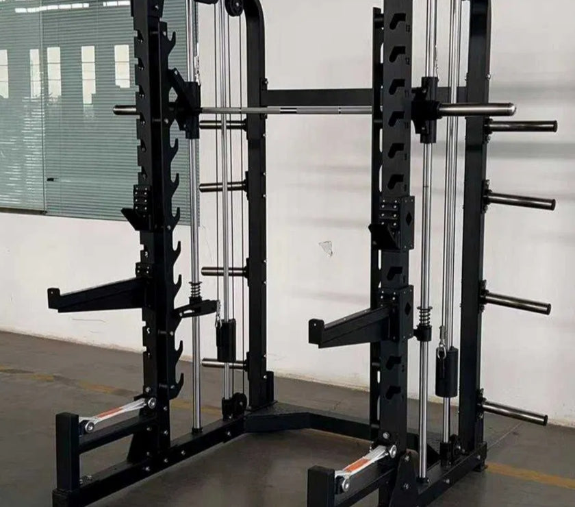 Half Rack Smith Machine med Counterbalance - Professionel