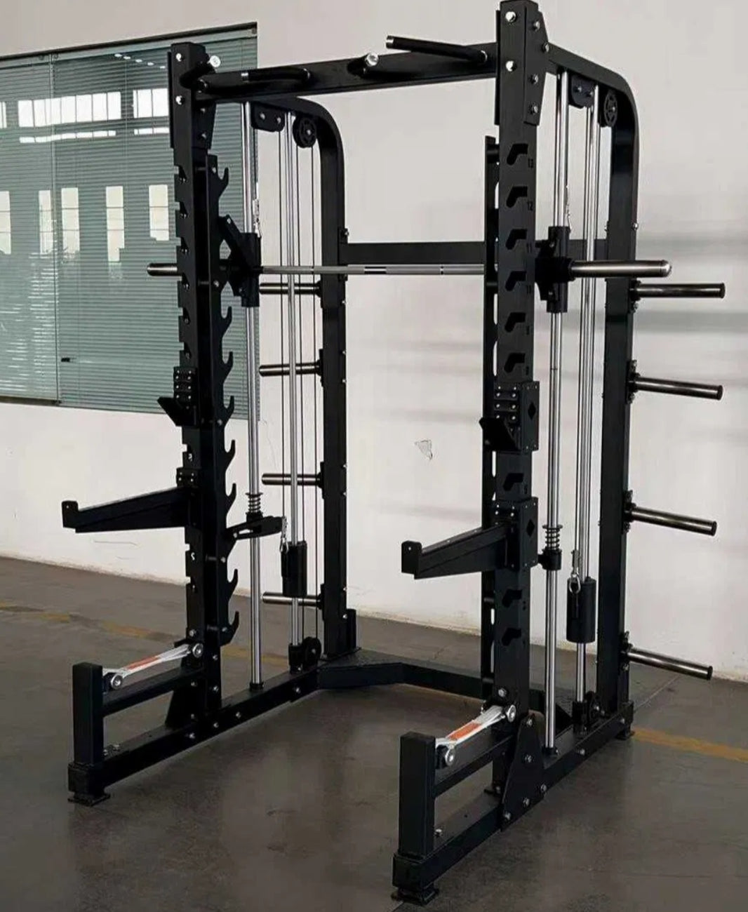Half Rack Smith Machine med Counterbalance - Professionel