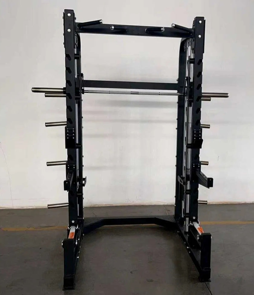 Half Rack Smith Machine med Counterbalance - Professionel